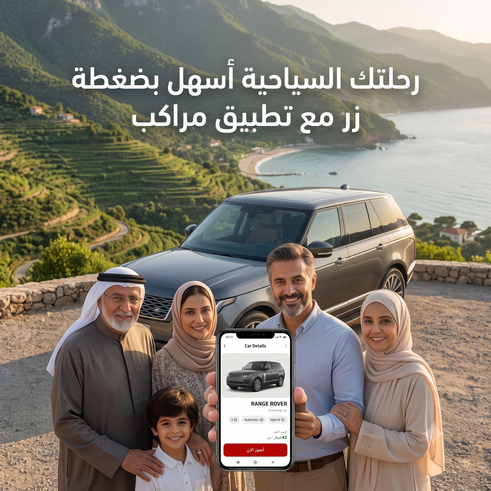 كيف تختار أفضل سيارة إيجار لرحلتك القادمة عبر تطبيق مراكب؟